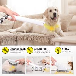 Pet Grooming Kit 3.5L Vacuum 11000Pa Suction Pet Hair Clipper for Dogs Cats