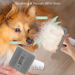 Pet Grooming Kit 7 in 1 Vacuum Suction Hair Clipper 1.5L Tools for Dogs Cats