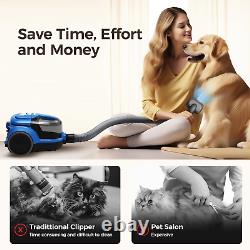 Pet Grooming Kit & Dog Hair Vacuum, 6-In-1 Dog Grooming Kit Suction 99% Pet Hair