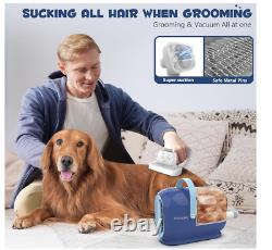 Pet Grooming Kit & Dog Hair Vacuum 99% Pet Hair Suction, 3L Pet Vacuum Groomer