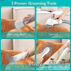 Pet Grooming Kit Vacuum Dog Grooming Clippers Pet Hair Remover with Powerful 2.3