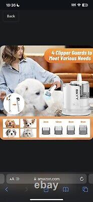 Pet Grooming Kit & Vacuum Suction 99% Pet Hair, 6 in 1 Dog Grooming Vacuum Kit