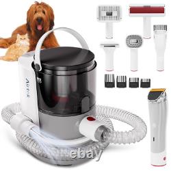 Pet Grooming Kit & Vacuum Suction 99% Pet Hair, Dog Hair Vacuum with 7 Pet Groom