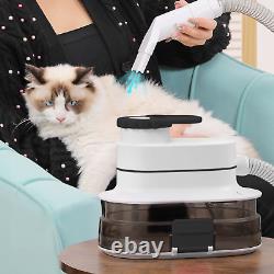Pet Grooming VACUUM+BLOWER Kit Dog Cat Hair Dryer Trimmer Shedding Brush Tool
