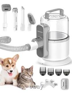 Pet Grooming Vacuum 6 In 1 Dog Grooming Kit With 3 Suction Mode And Large Capaci