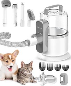 Pet Grooming Vacuum 6 in 1 Dog Grooming Kit with 3 Suction Mode and Large Capaci
