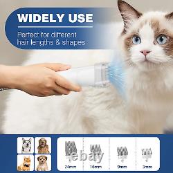 Pet Grooming Vacuum & Dog Grooming Kit with 2.3L Capacity Larger Pet Hair Dust C