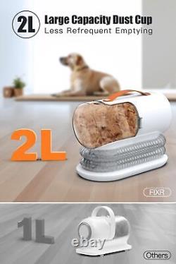 Pet Grooming Vacuum & Dog Hair Vacuum 12000Pa Powerful Dog Vacuum for White