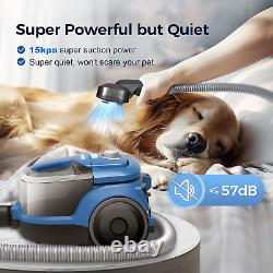 Pet Grooming Vacuum & Dog Hair Vacuum, 15kpa Dog Vacuum for Shedding Grooming 8 6