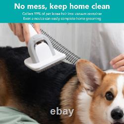 Pet Grooming Vacuum Kit 2L Large Dust Bin For Shedding Dog Hair Shedding Thic