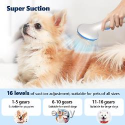 Pet Grooming Vacuum Kit, Dog Clippers for Grooming, Cat Hair Brush Shedding Trimm