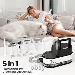 Pet Grooming Vacuum Kit & Dog Hair Vacuum
