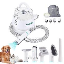 Pet Grooming Vacuum Kit Suction 99% Pet Hair Low Noise Dog Vacuum for Shedding