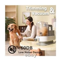 Pet Grooming Vacuum, Professional Dog Clippers, with 2.5L Larger Capacity Dus