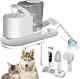 Pet Grooming Vacuum For 99% Hair, 3 Mode Suction Dog Vacuum Brush For White