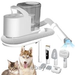 Pet Grooming Vacuum for 99% Hair, 3 Mode Suction Dog Vacuum Brush for white