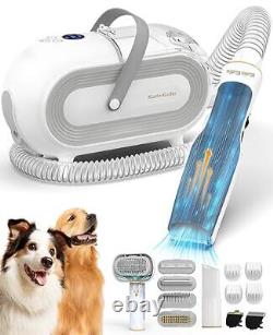 Pet Grooming Vacuum for Dogs, 8 in 1 Pet Grooming Kit & Vacuum Powerful