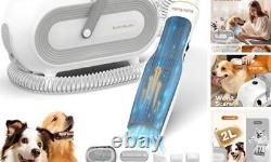 Pet Grooming Vacuum for Dogs, 8 in 1 Pet Grooming Kit & Vacuum Powerful