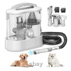 Pet Grooming Vacuum with 3.3L Dust Cup, Multi Mode Dog Grooming Kit for Shedding