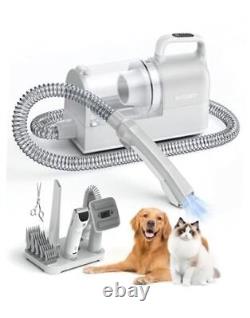 S1+ Pet Grooming Vacuum, Minimum 45dB Pet Friendly Cozy Mode, 12Kpa Dog Gray