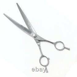 Shark Teeth Diamond 7.5 Curved Scissors Dog Pet Grooming