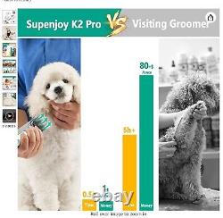 Supenjoy Pet Grooming Vacuum Kit Suction 99% Pet Hair, Low Noise Dog Vacuum for