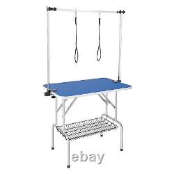 VEVOR 36'' Pet Dog Grooming Table Arms x 2 with Clamp Foldable Adjustable Height
