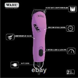 Wahl KM5 BERRY 2-SPEED Pet Grooming SUPER DUTY Clipper SET & ULTIMATE 10 Blade