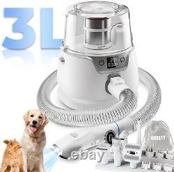 Aspirateur de toilettage pour animaux Ukeety, trousse de toilettage pour chien avec 6 tasses à poussière de 3 litres, boîte ouverte neuve