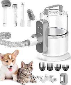 Aspirateur de toilettage pour animaux de compagnie, kit de toilettage pour chiens avec 3 modes d'aspiration