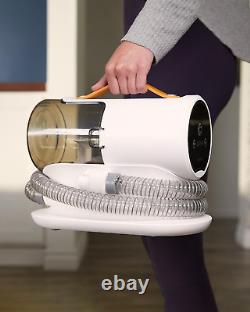 Aspirateur de toilettage pour chien, Aspirateur de poils de chien, Aspirateur de toilettage pour animaux de compagnie puissant de 12000Pa pour les chiens