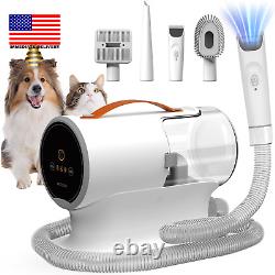 Aspirateur de toilettage pour chiens, aspirateur à poils de chien, aspirateur de toilettage pour animaux de compagnie puissant de 12000Pa pour chiens.