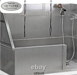 Baignoire de toilettage pour chien avec élévateur électrique 120kg en acier inoxydable 304 Gamme Pro