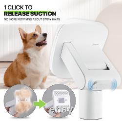 Kit d'aspiration et de soufflage pour toilettage d'animaux domestiques - Sèche-cheveux pour chien avec tondeuse, tailleuse, brosse et outil de nettoyage.