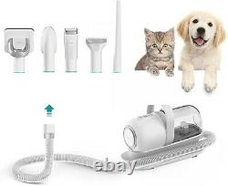 Kit de toilettage pour animaux de compagnie Neabot P1 Pro & aspiration par vide 99% de poils d'animaux pour chiens chats
