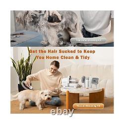 Kit de toilettage pour chien Afloia, aspirateur de toilettage pour animaux & tondeuse pour chien & brosse pour chien pour S