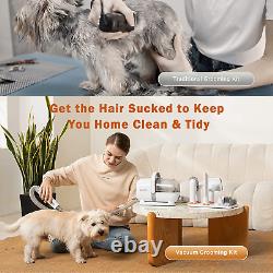 Kit de toilettage pour chien, aspirateur de toilettage pour animaux de compagnie et coupe-ongles pour chien Meuleuse & Dog