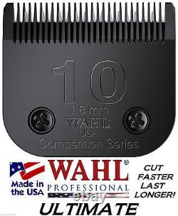 Kit de tondeuse professionnelle Wahl KM2 Heavy-Duty PRO 2 vitesses avec lame ULTIMATE 10 pour toilettage de chiens de compagnie.