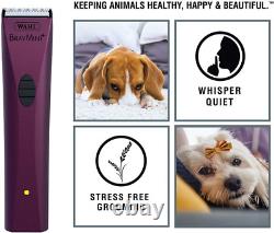 Kit de tondeuse sans fil pour animaux WAHL Professional Animal Bravmini+ pour chiens, chats et chevaux.