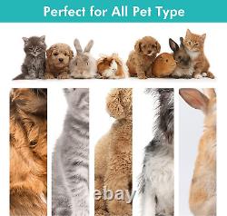 Par Neabot P1 Pro Kit de toilettage pour animaux de compagnie et aspiration à vide 99% de poils d'animaux, Kit de toilettage pour chien