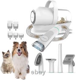 Par Neabot P1 Pro Kit de toilettage pour animaux de compagnie et aspiration à vide 99% de poils d'animaux, Kit de toilettage pour chien