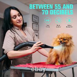 Sèche-cheveux de toilettage pour animaux de compagnie avec vitesse réglable et contrôle de la température - Séchoir pour chien