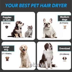 Sèche-cheveux pour chien, 5.2HP/ 3800W, séchoir haute vitesse pour animaux de compagnie avec chauffage pour toilettage
