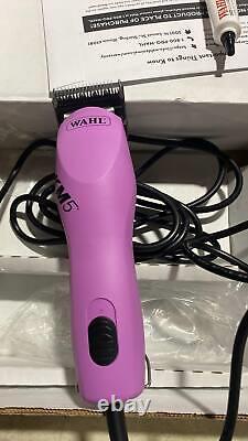 Wahl KM5 Rotary 2-Vitesse Professionnel Chien Chat Toilettage Clipper, Rose