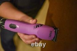 Wahl KM5 Rotary 2-Vitesse Professionnel Chien Chat Tondeuse de Toilettage pour Animaux de Compagnie, Rose