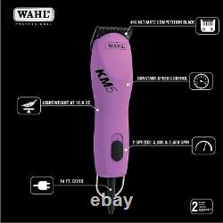 Wahl KM5 Rotary 2-Vitesse Professionnel Chien Chat Tondeuse de Toilettage pour Animaux de Compagnie, Rose